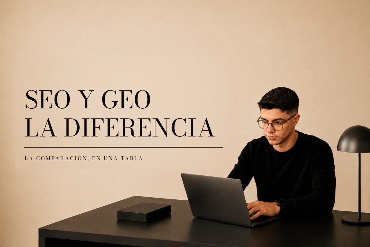 Portada del artículo sobre la diferencia entre el SEO y el GEO