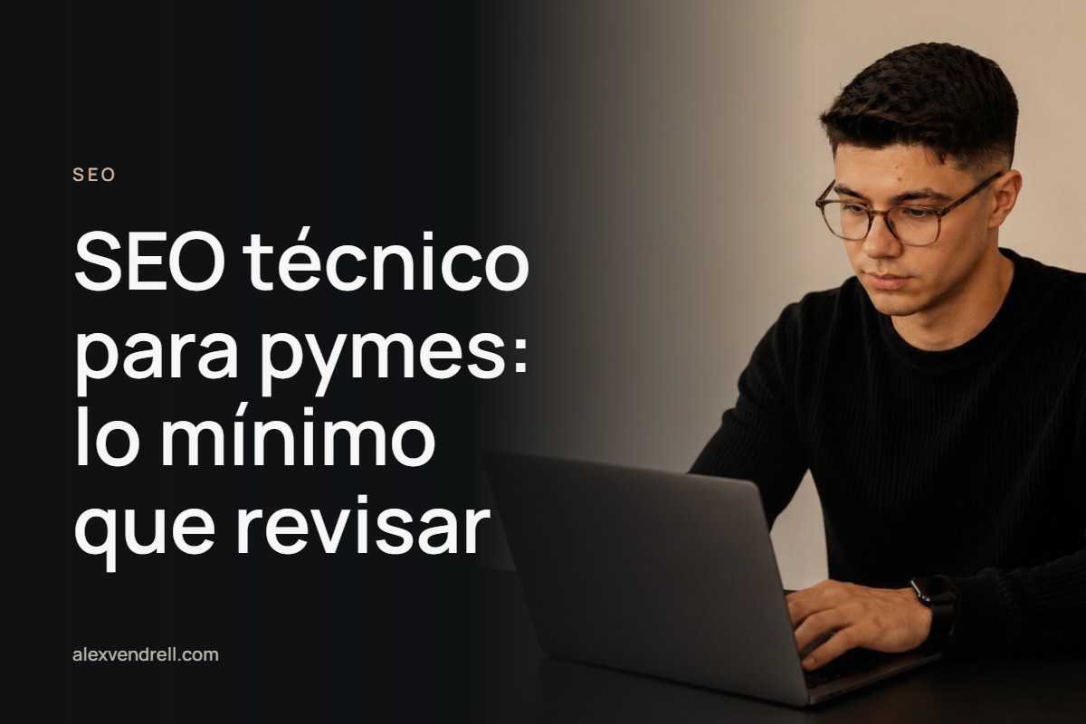 Portada: SEO técnico para pymes: lo mínimo que revisar